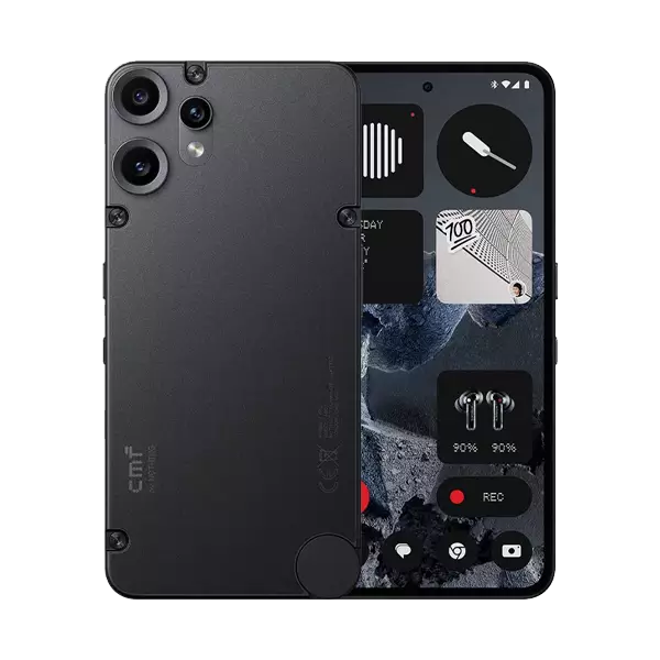 نمای پشت و جلو گوشی موبایل ناتینگ مدل Nothing CMF Phone 2 Pro ظرفیت 256 رم 8 گیگابایت