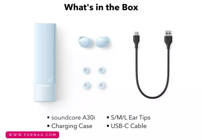 هندزفری بلوتوثی انکر مدل Soundcore A30i A3958