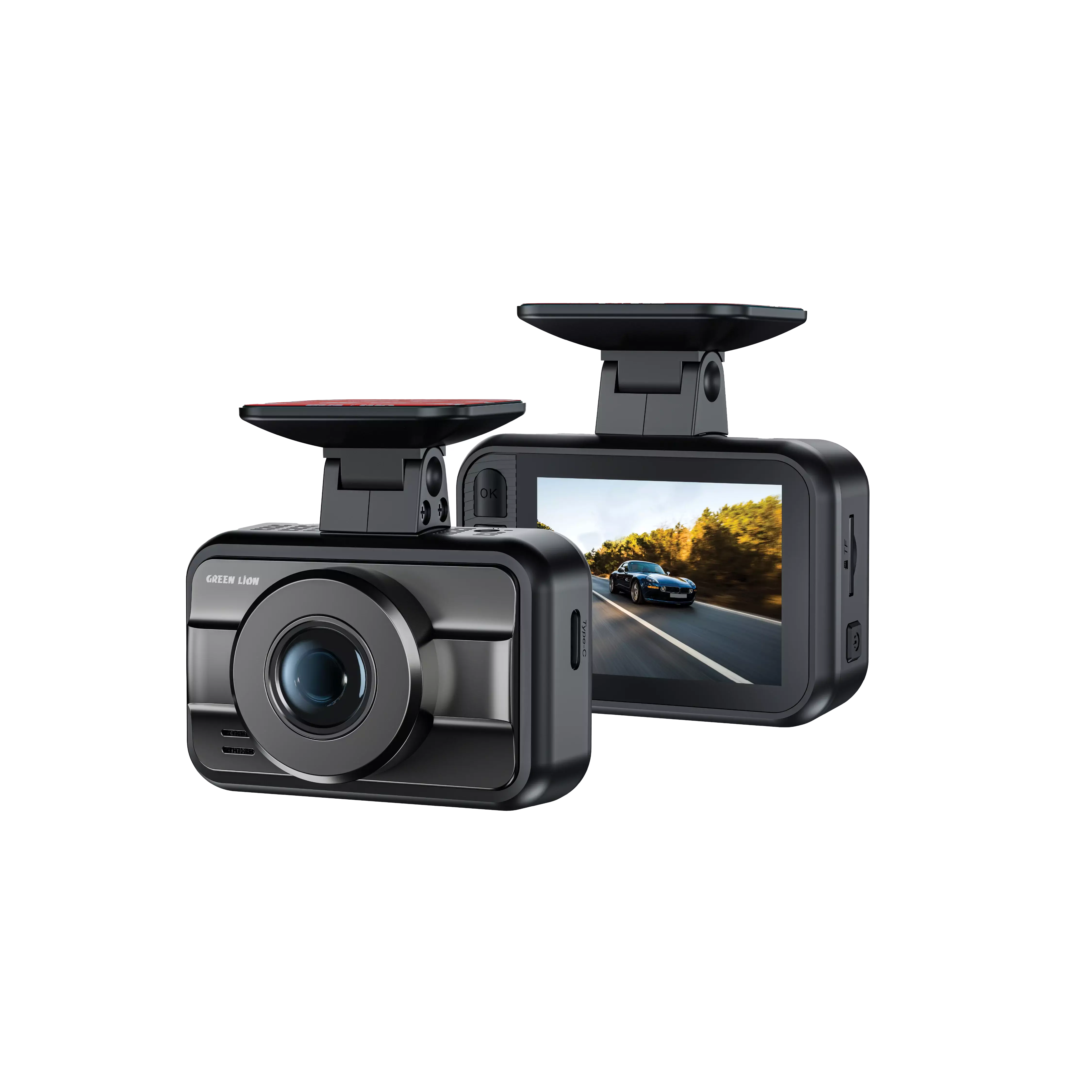 دوربین خودرو گرین لاین مدل GC-700 GN700DSCAMBK با قابلیت GPS