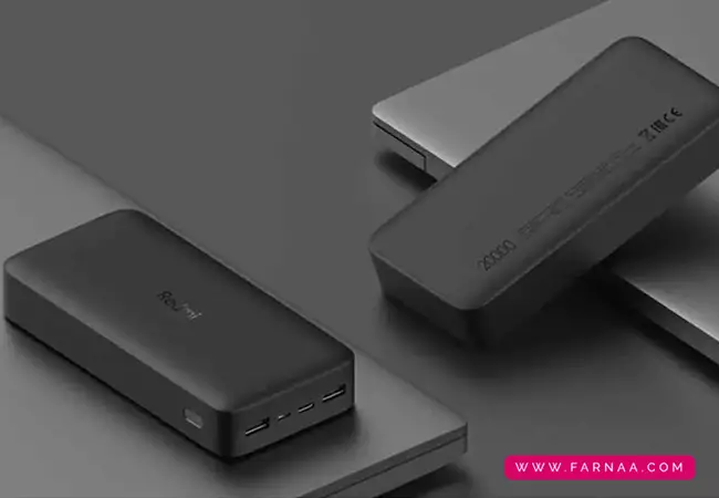 پاوربانک شیائومی مدل Redmi PB200 LZM ظرفیت ۲۰۰۰۰ میلیآمپر ساعت