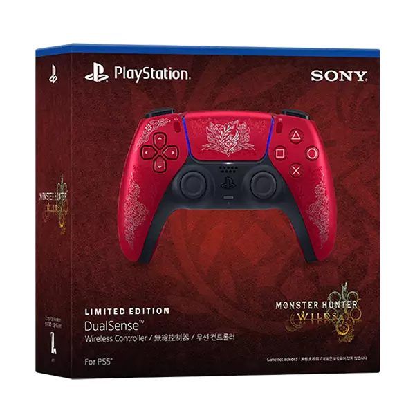 جعبه  دسته بازی سونی پلی استیشن 5 مدل Dualsence Monster Hunter - Limited Edition- نسخه محدود چند رنگ
