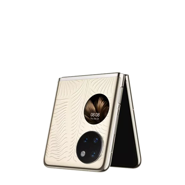 پنل خمیده  گوشی موبایل هواوی p50 Pocket Premium Edition ظرفیت 512 رم 12 گیگابایت طلایی