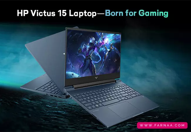 لپ تاپ 15.6 اینچ اچ پی مدل Victus 15-fa2082wm core i5 13450H 16 GB 512 SSD RTX4050